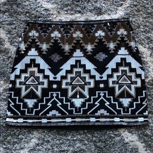 Express Sequin skirt